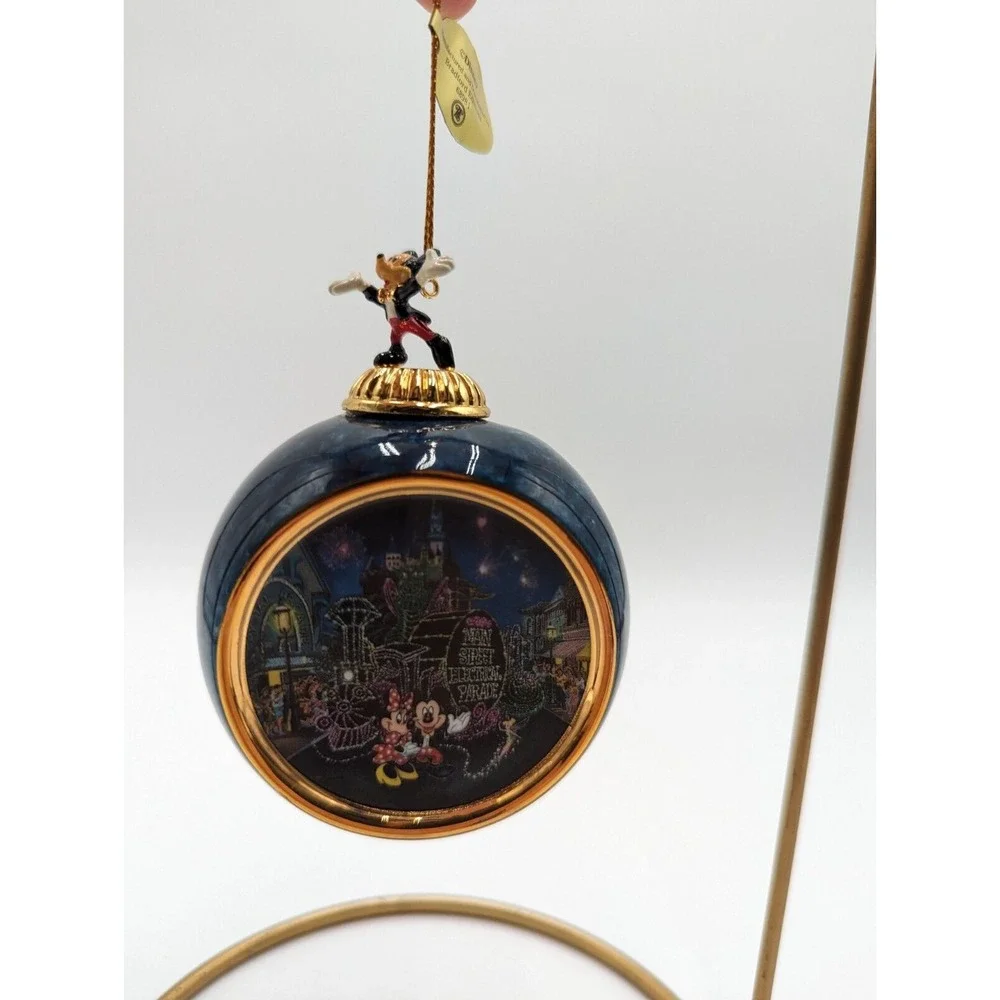 Disney Mickey‎ Ornaments Bradford Edition Celebrating the Magic Set Lot 4